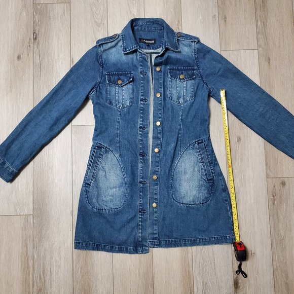 J. Peterman long Jean jacket. Size S - Picture 3 of 3
